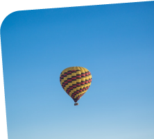 Im Heifluftballon über Jaipur